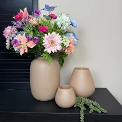 Zand Matte Windlicht ‘Tasman’ | Vase The World | Verkrijgbaar in 2 maten | Chique-Living