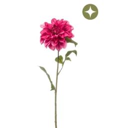 Zijden Bloem 'Dahlia' | Fuchsia | 72cm | Chique-Living