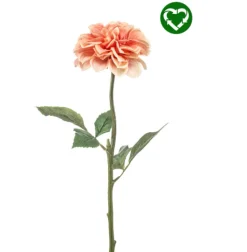 Zijden Bloem 'Dahlia' | Peach | 57cm | Chique-Living