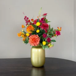Zijden Bloemen Boeket ‘Sunny’ | Met of zonder vaas | Chique-Living