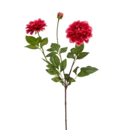 Zijden Bloemen 'Dahlia' | Fuchsia | 72cm | Chique-Living