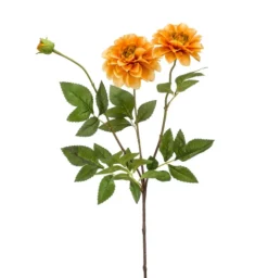 Zijden Bloemen 'Dahlia' | Geel | 72cm | Chique-Living