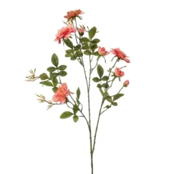 Zijden Bloemen 'Roses' | Koraal | 90cm | Chique-Living