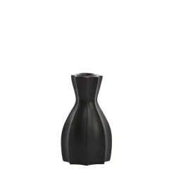 Zwarte Kandelaar ‘Limnos’ | Light & Living | Ø7x13 cm | Chique-Living
