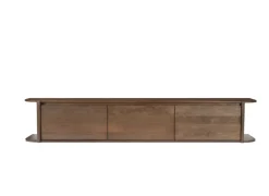 Zwevend TV Meubel 'Jade' | Walnoot Bruin | 200 cm | Chique-Living