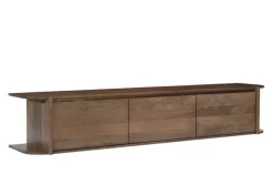 Zwevend TV Meubel 'Jade' | Walnoot Bruin | 200 cm | Chique-Living